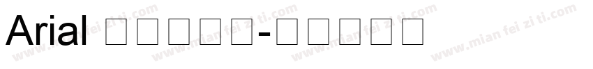 Arial 阿拉伯字体字体转换